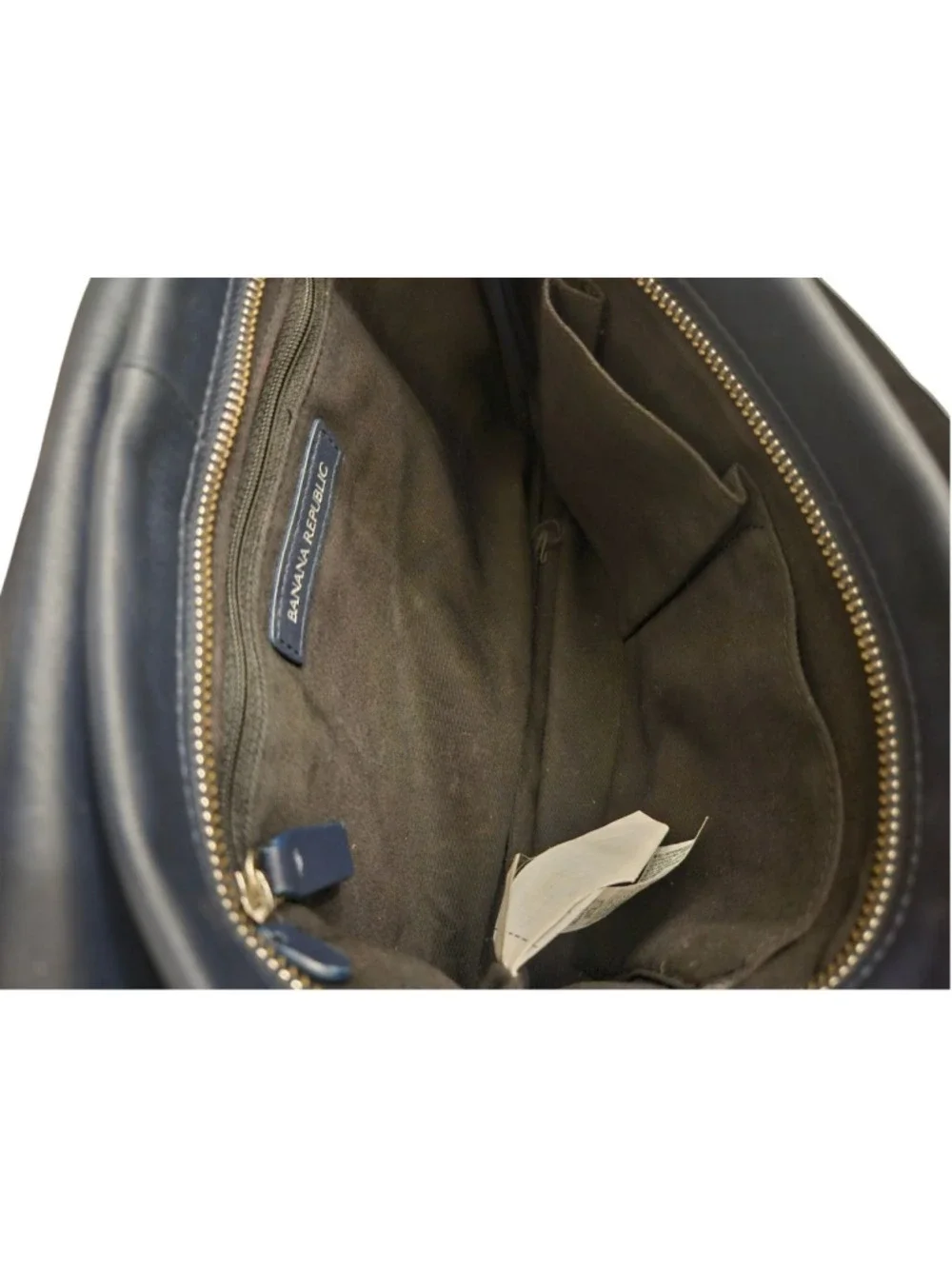 Banana Republic Navy Leather Crossbody Bag One Size